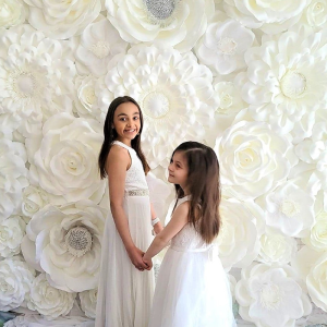 Giant Wall Flowers. Wedding Floral Decoration