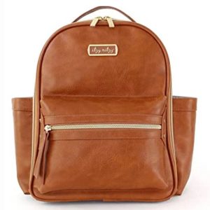 Itzy Ritzy Mini Diaper Bag Backpack - Cognac
