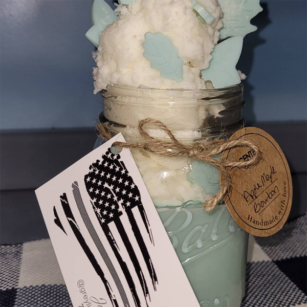 Organic soy candles
